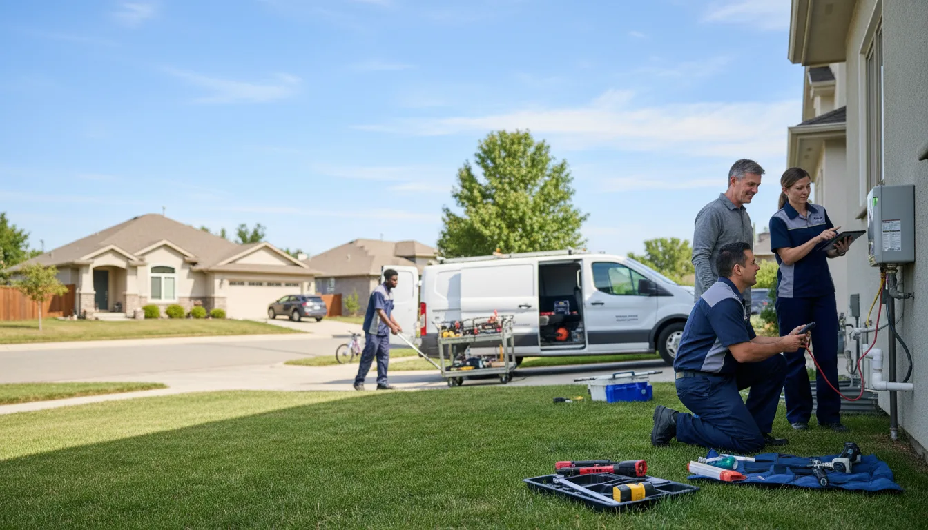 Tankless water heater service in New Freeport, PA